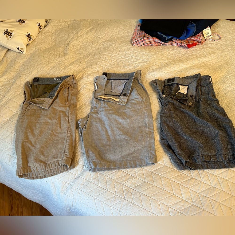 Men’s jcrew linen shorts